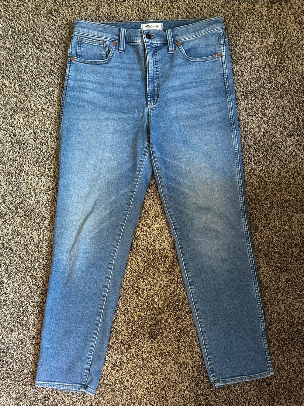 Madewell Women's Straight Leg Jeans in Light Blue